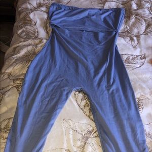 Periwinkle cut out onsie